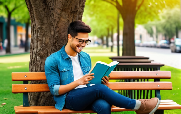 디지털 기기 사용과 스트레스 간의 상관관계 - A young adult sitting at a desk with a laptop or holding a tablet, exhibiting poor posture, specific...